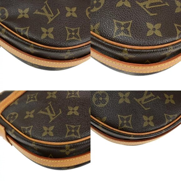 LOUIS VUITTON Jeune Fille MM Shoulder Bag Monogram Leather Brown - Picture 7 of 16